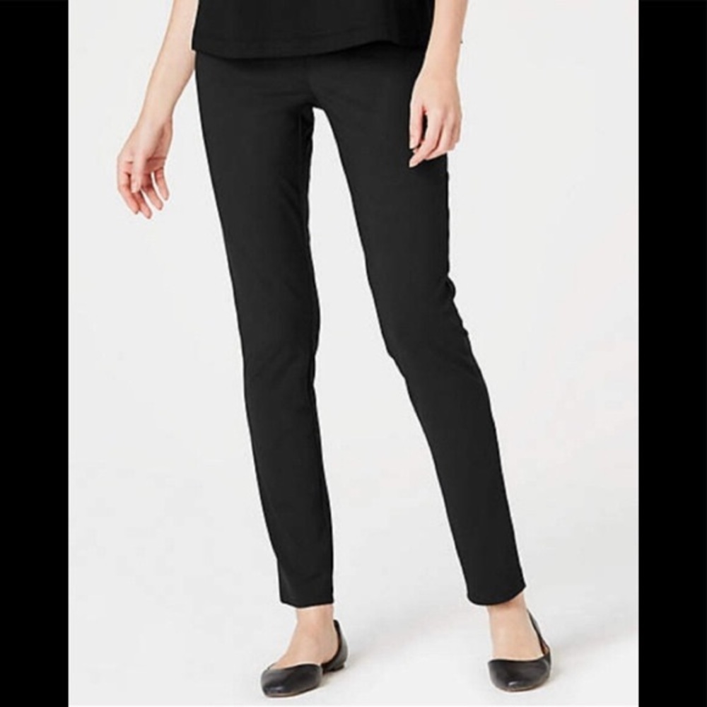 J. Jill Wearever Smooth Fit Slim Leg Pants Lg Pet